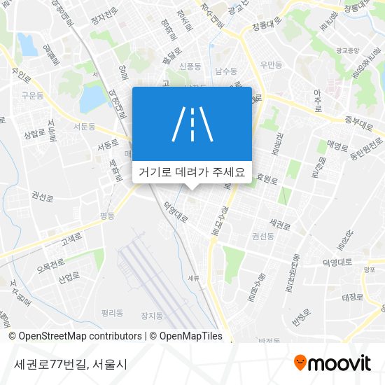 세권로77번길 지도