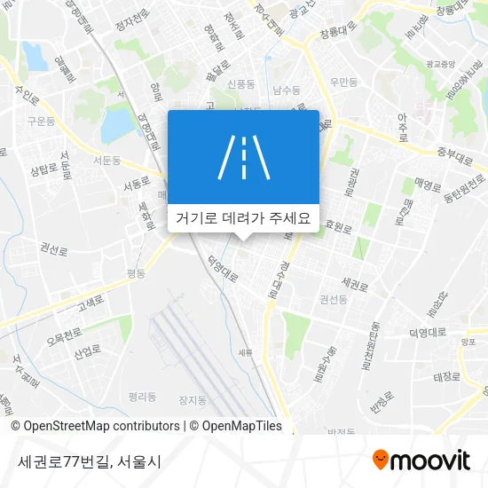 세권로77번길 지도