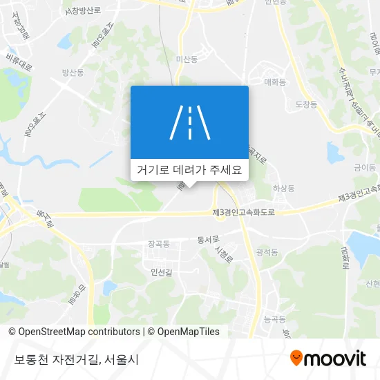보통천 자전거길 지도