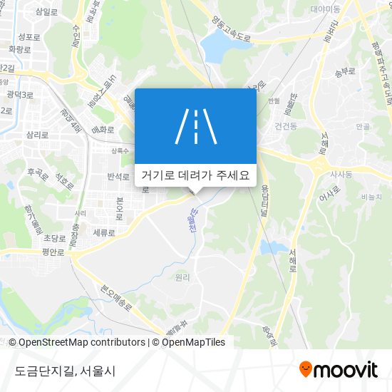 도금단지길 지도