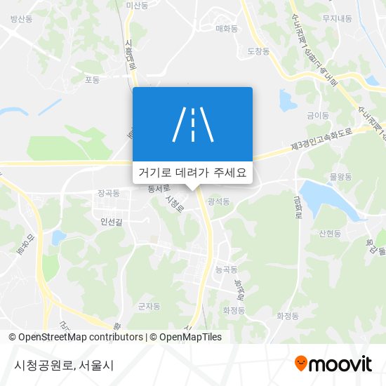 시청공원로 지도