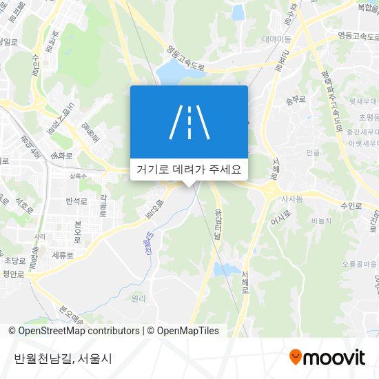 반월천남길 지도