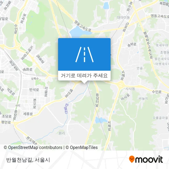 반월천남길 지도
