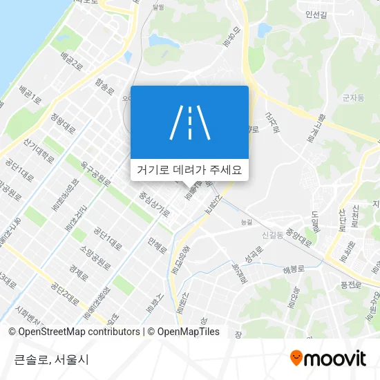 큰솔로 지도