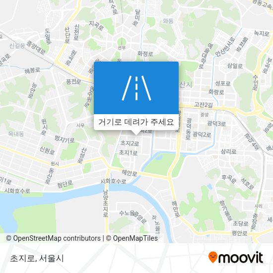 초지로 지도