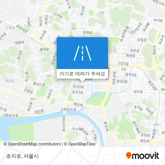 초지로 지도