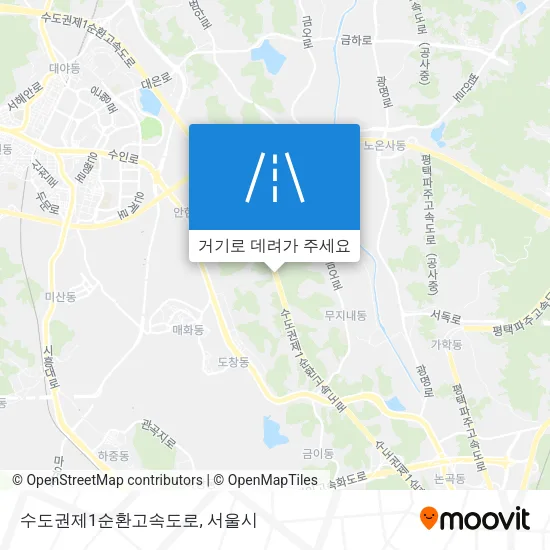 수도권제1순환고속도로 지도
