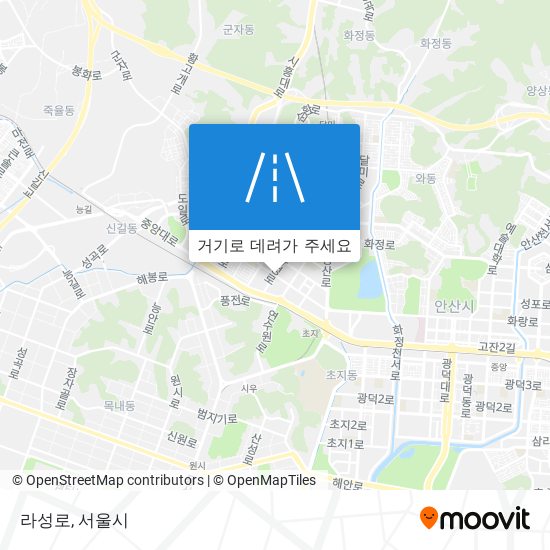 라성로 지도