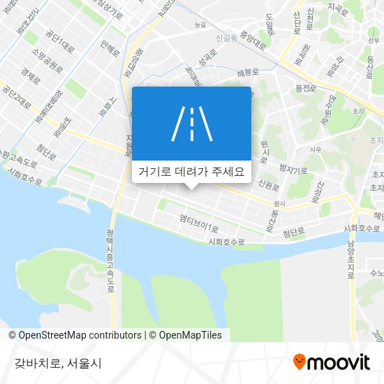 갖바치로 지도