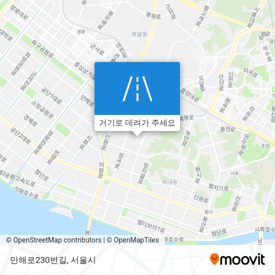 만해로230번길 지도