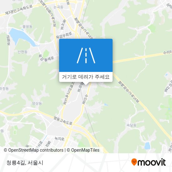 청룡4길 지도