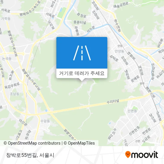창박로55번길 지도