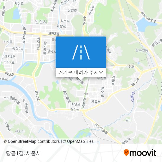 당골1길 지도