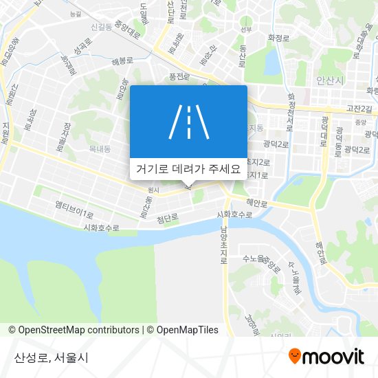 산성로 지도