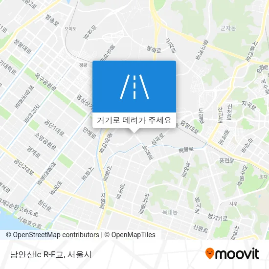 남안산Ic R-F교 지도