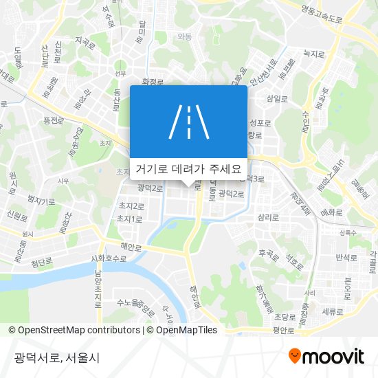 광덕서로 지도