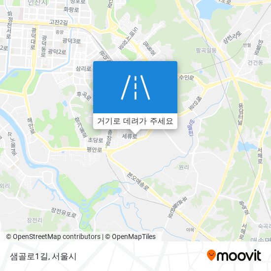 샘골로1길 지도