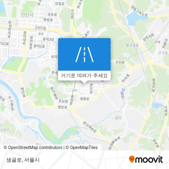 샘골로 지도