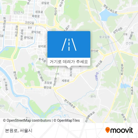 본원로 지도