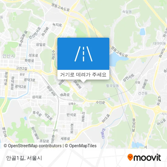 안골1길 지도