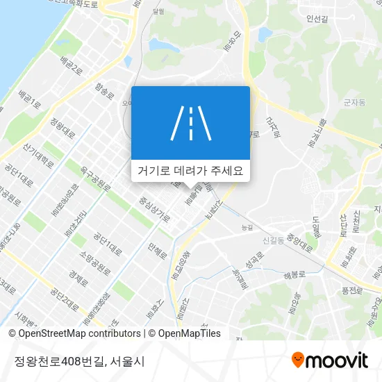 정왕천로408번길 지도