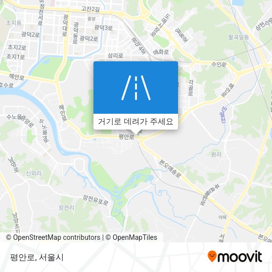 평안로 지도