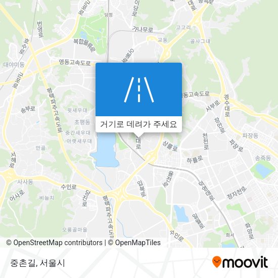 중촌길 지도