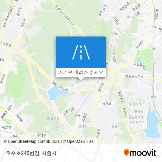 호수로245번길 지도