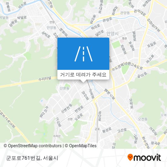 군포로761번길 지도