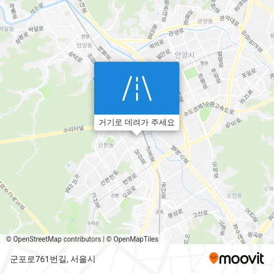 군포로761번길 지도