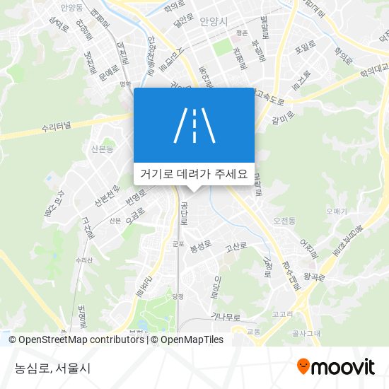 농심로 지도