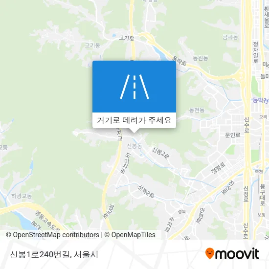 신봉1로240번길 지도
