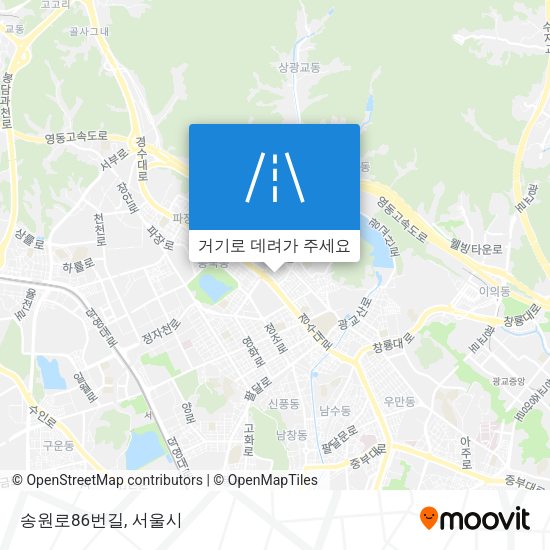 송원로86번길 지도