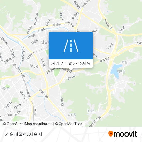 계원대학로 지도