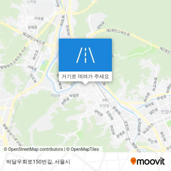 박달우회로150번길 지도
