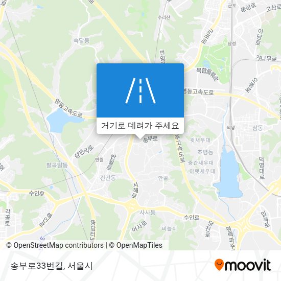 송부로33번길 지도