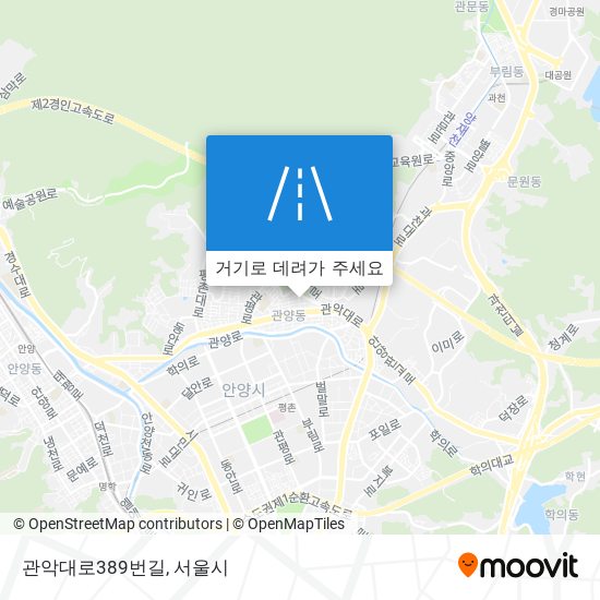 관악대로389번길 지도