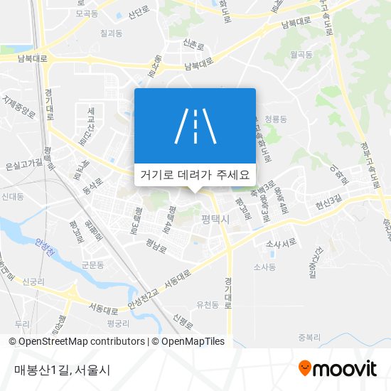 매봉산1길 지도