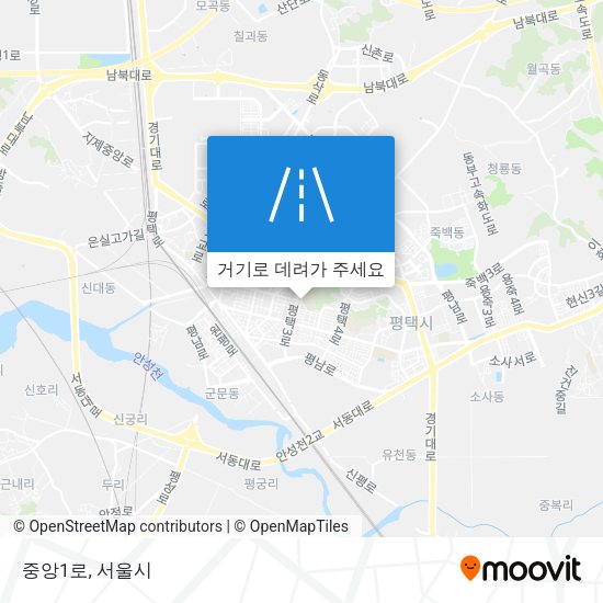 중앙1로 지도