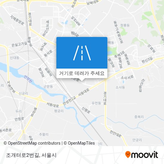 조개터로2번길 지도
