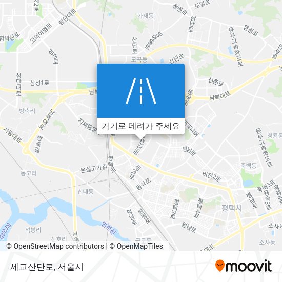 세교산단로 지도