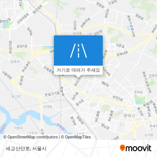 세교산단로 지도