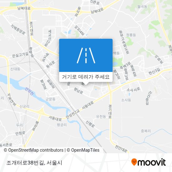 조개터로38번길 지도