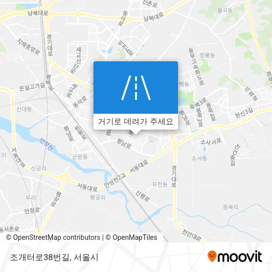 조개터로38번길 지도