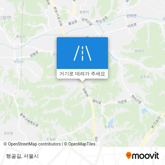 행골길 지도