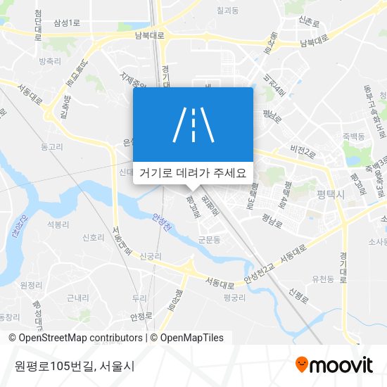 원평로105번길 지도