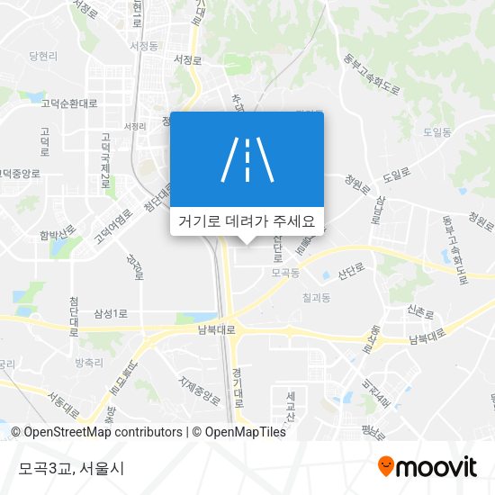 모곡3교 지도