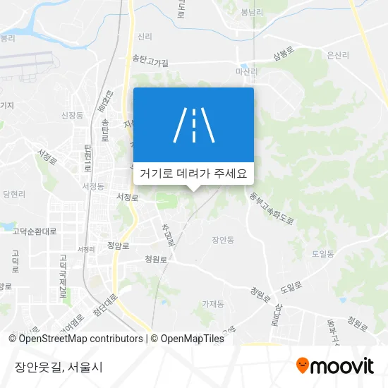 장안웃길 지도