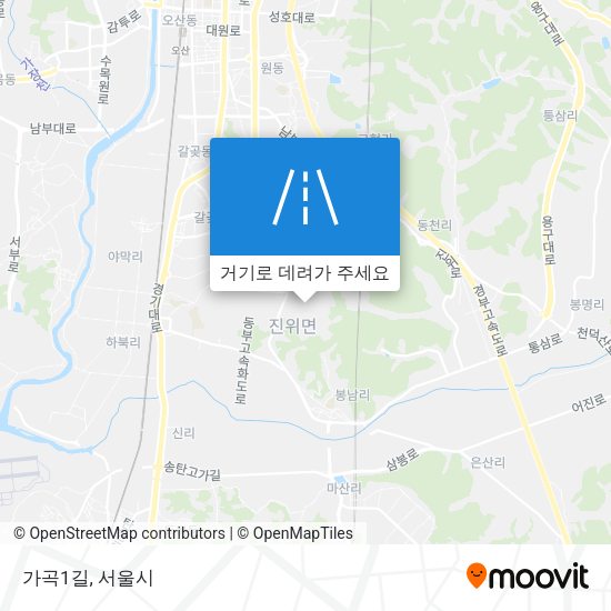 가곡1길 지도