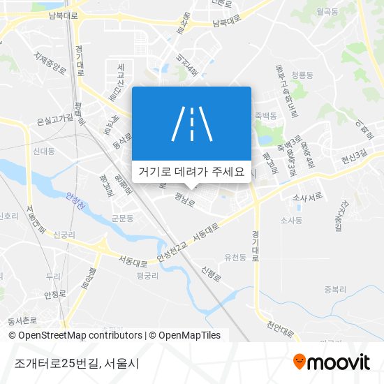 조개터로25번길 지도